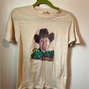 Vintage JR Ewing Larry Hagman Dallas soft thin tee